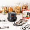 Nesco 2-in-1 Electric Mason Jar Vacuum Sealer Kit with Assorted Lids, Type-C Charging Cable, and Bottle Opener