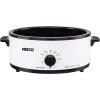 Nesco 6 Qt. Porcelain Roaster Oven, White, 4816-14