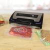 Nesco Premium Vacuum Sealer Kit featuring LiquidLock™, Includes large variety of Bags and Rolls VS-22LB, Built-in Canister Sealing Function