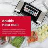 Nesco SVC-1000 Sous Vide Precision Cooker + Deluxe Food VS-12 Vacuum Sealer + 2 Vacuum Sealer Bag Rolls, 8″ x 20″