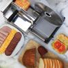 NESCO Stainless Steel Food Slicer Adjustable Thickness, 8.7″,Silver