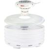NESCO FD-37 Food Dehydrator, For Snacks, Fruit, Beef Jerky,White/Clear, 4 Trays(Dehydrator)