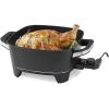 NESCO ES-08, Electric Skillet, Black, 8 inch, 800 watts(12 Inch)