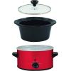 NESCO SC-150R, Oval Slower Cooker, Red, Ceramic, 1.5 quart, 120 watts(DAA)