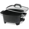 NESCO ES-08, Electric Skillet, Black, 8 inch, 800 watts(12 Inch)