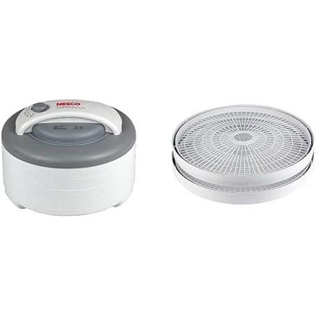 imageNesco FD60 Snackmaster Express Food Dehydrator Nesco LT2SG Snackmaster AddaTray Set of 2Dehydrator AddATray