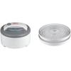 Nesco FD-60 Snackmaster Express Food Dehydrator + Nesco LT-2SG Snackmaster Add-a-Tray, Set of 2(Dehydrator + Add-A-Tray)