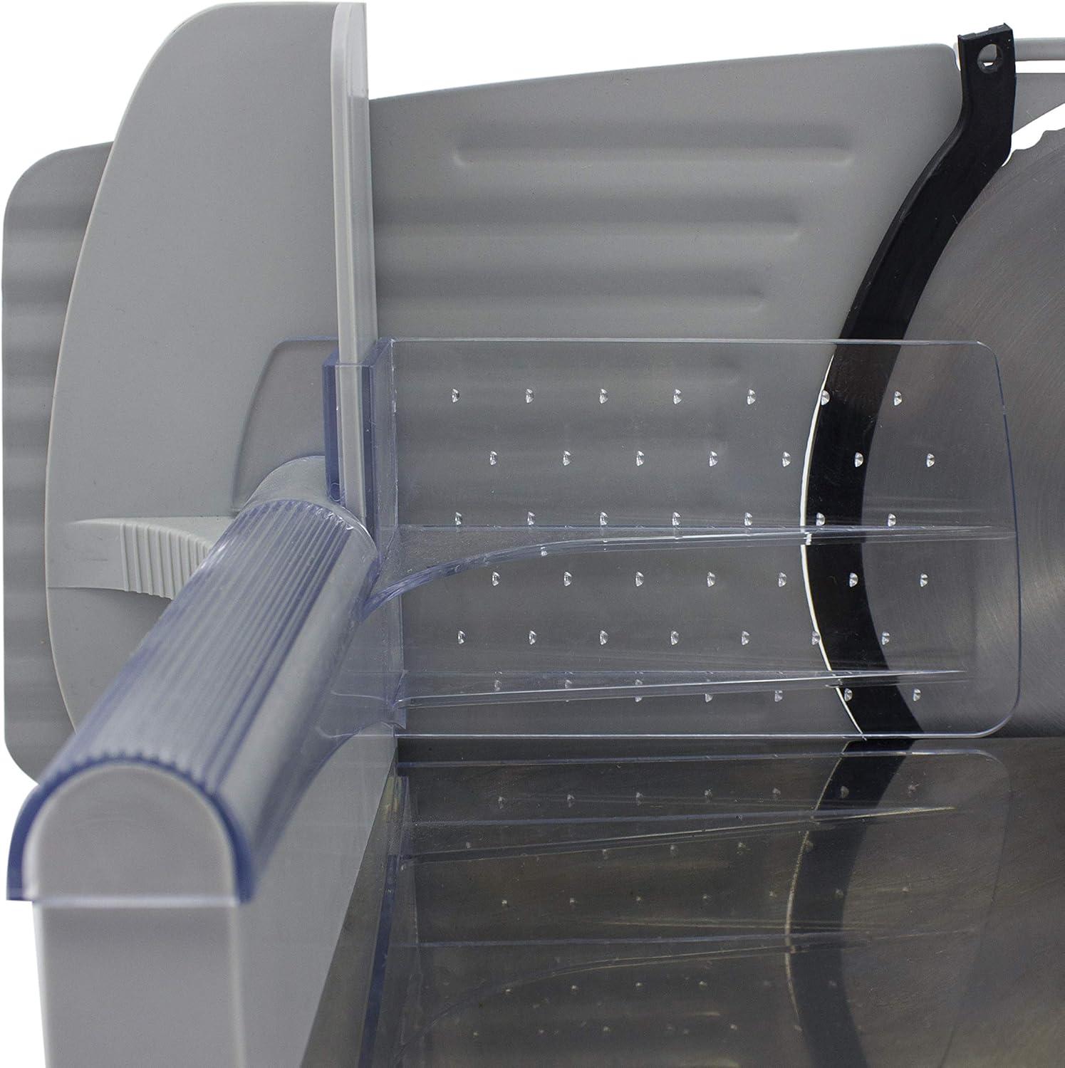 image:imageNESCO FS200 Food Slicer Gray Aluminum with 75 inch Stainless Steel Blade 180 watts One Size