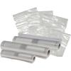 NESCO VS-12, Deluxe Vacuum Sealer with Bag Starter Kit and Viewing Lid, Compact Design, Silver & VS-07V, Vacuum Sealer Bags, Variety Pack, Clear(Vacuum Sealer + Rolls)