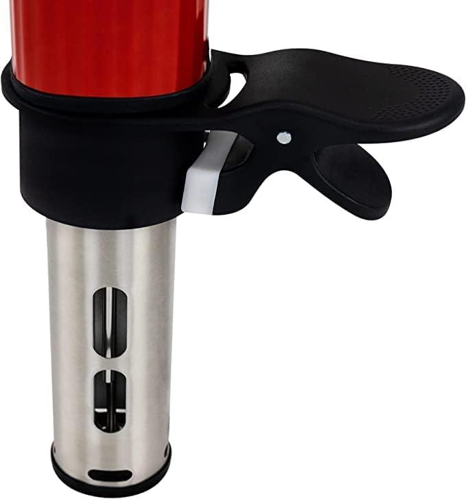 image:imageNesco SVC1000 Sous Vide Precision Cooker with Digital Display and PreProgrammed Cooking Options for Meat Fish Chicken and Vegetables 1000 Watts Red and Black