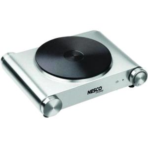 NESCO SB-01, Electric Burner, Stainless Steel, 1500 watts